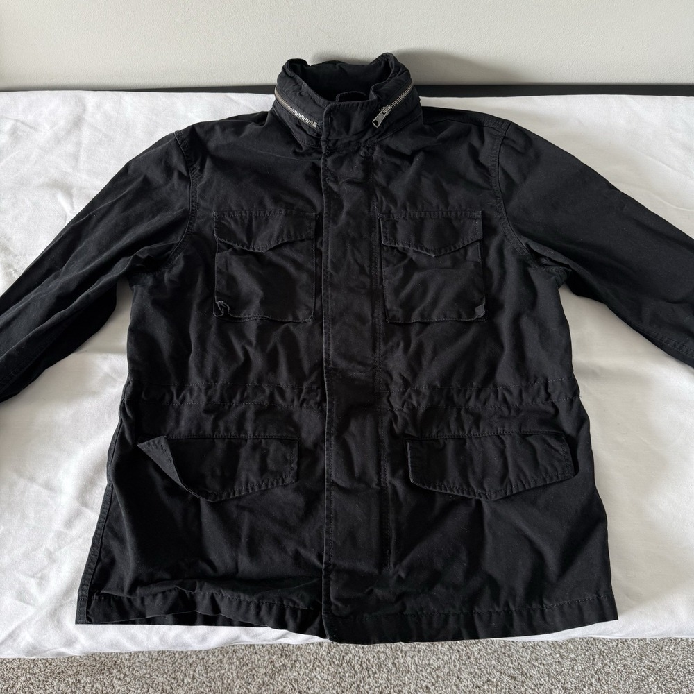 Old Navy Chore Military Hooded Jacket Mens Large Workwear Outdoor Barn Utility